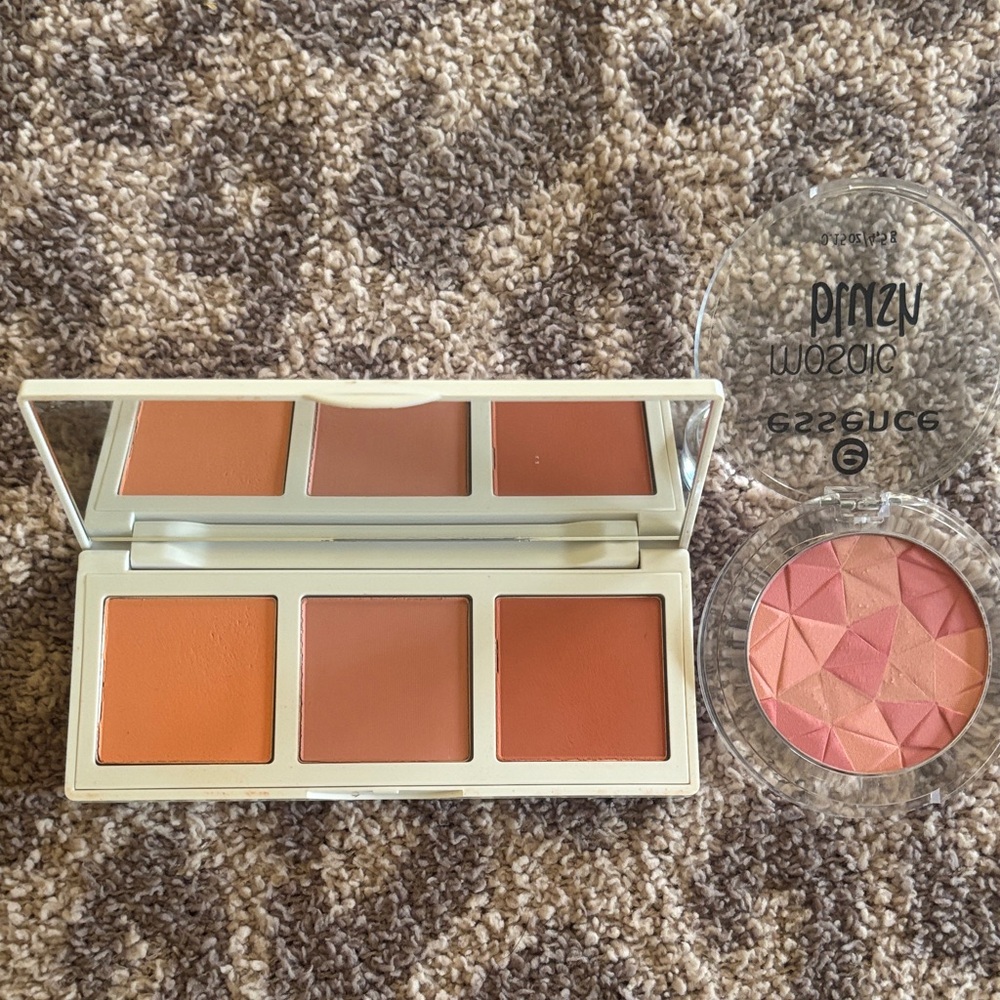 Cover Girl & Essence Mosaic Blush Palette - Peach and Rose Hues